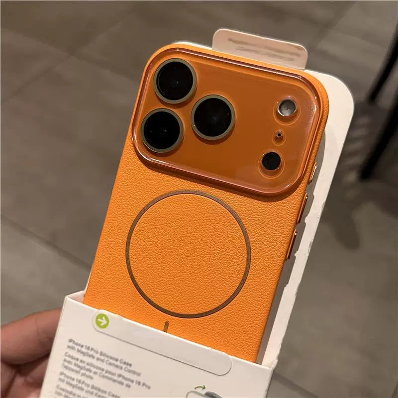 New Premium Magnetic Leather Lychee Texture Phone Case for iPhone