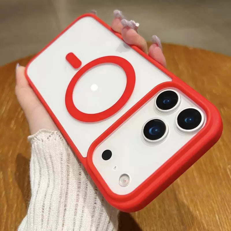 Transparent, Skin-feeling Magnetic Acrylic Phone Case for iPhone