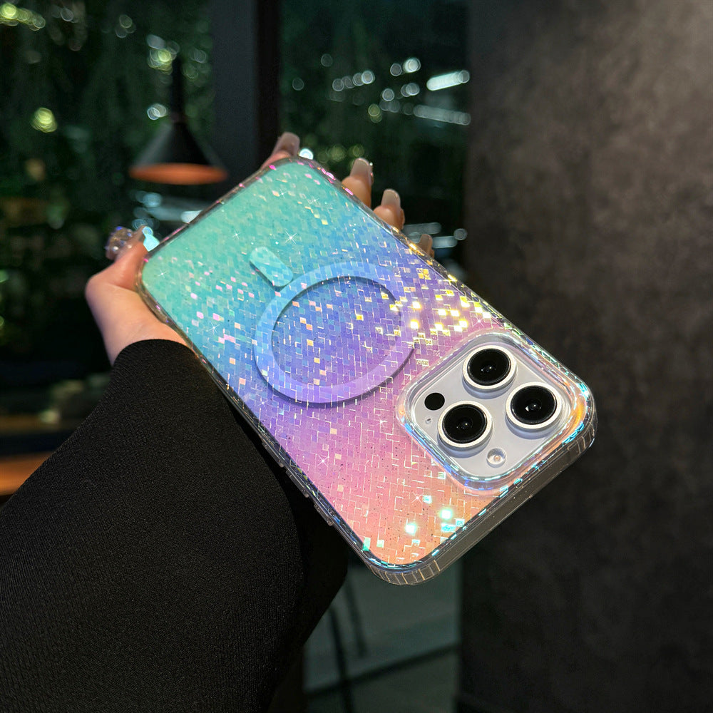 Color plated gradually changing phone case for iPhone
