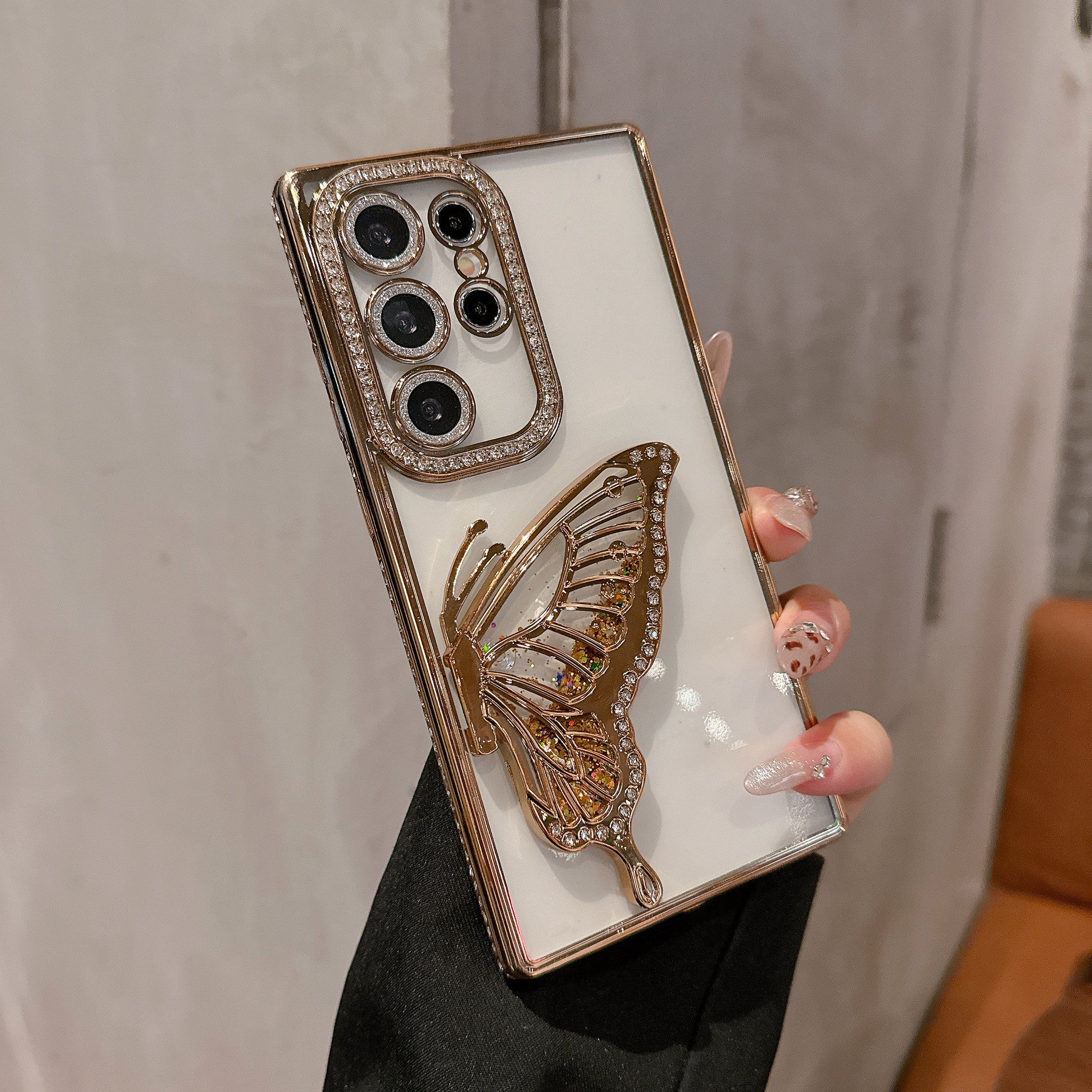 3D Luxury Butterfly Glitter Case for Samsung