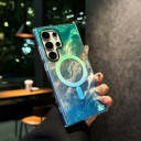 Glacier pattern green blue