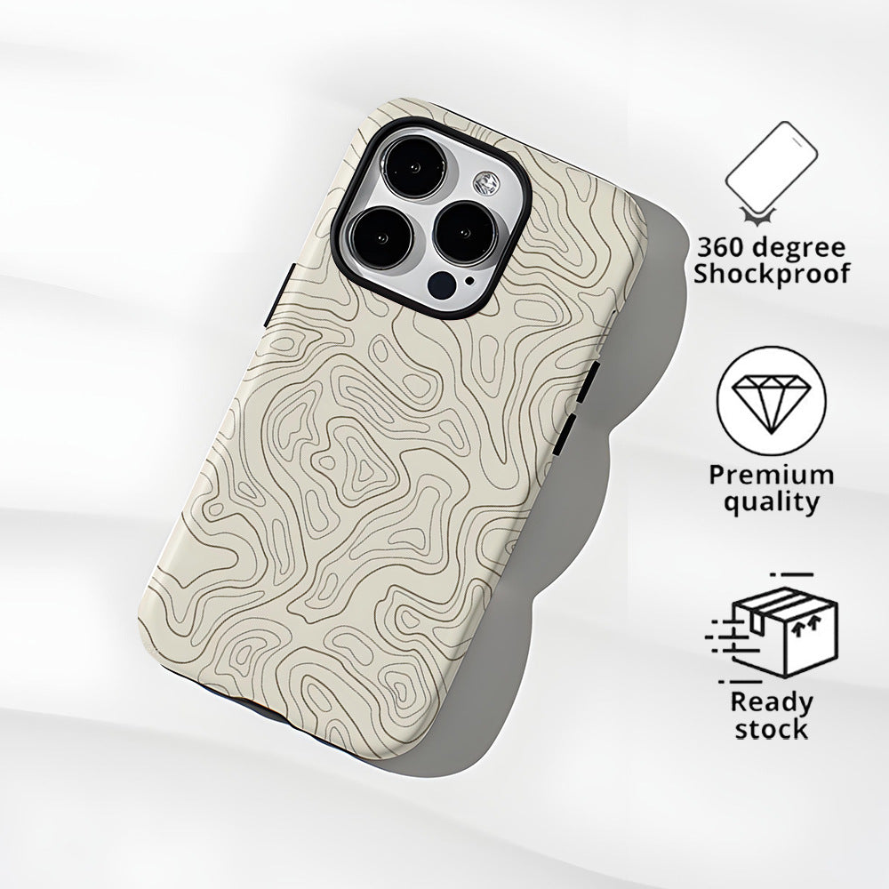 Magsafe Abstract Line Film Phone Case for iPhone
