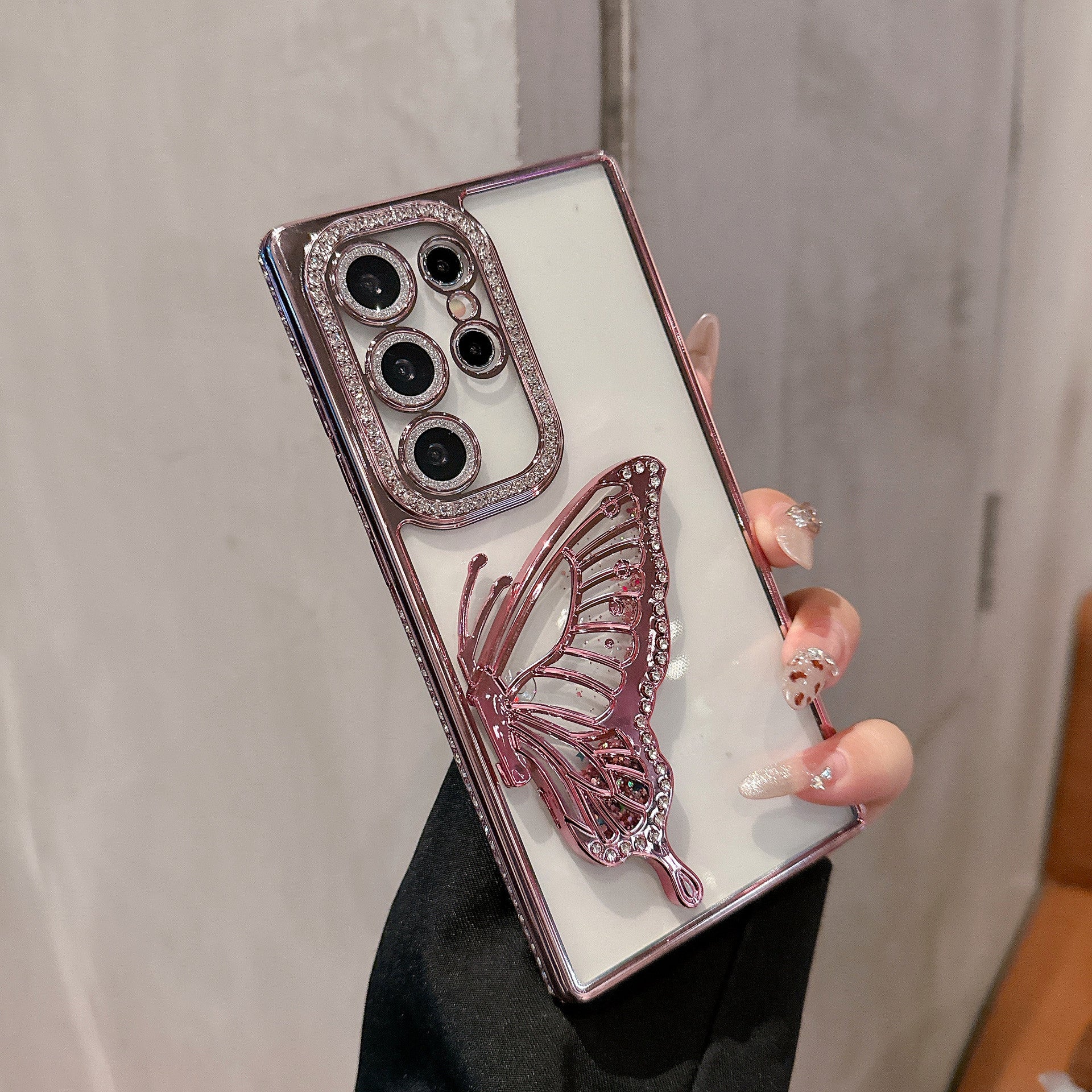 3D Luxury Butterfly Glitter Case for Samsung