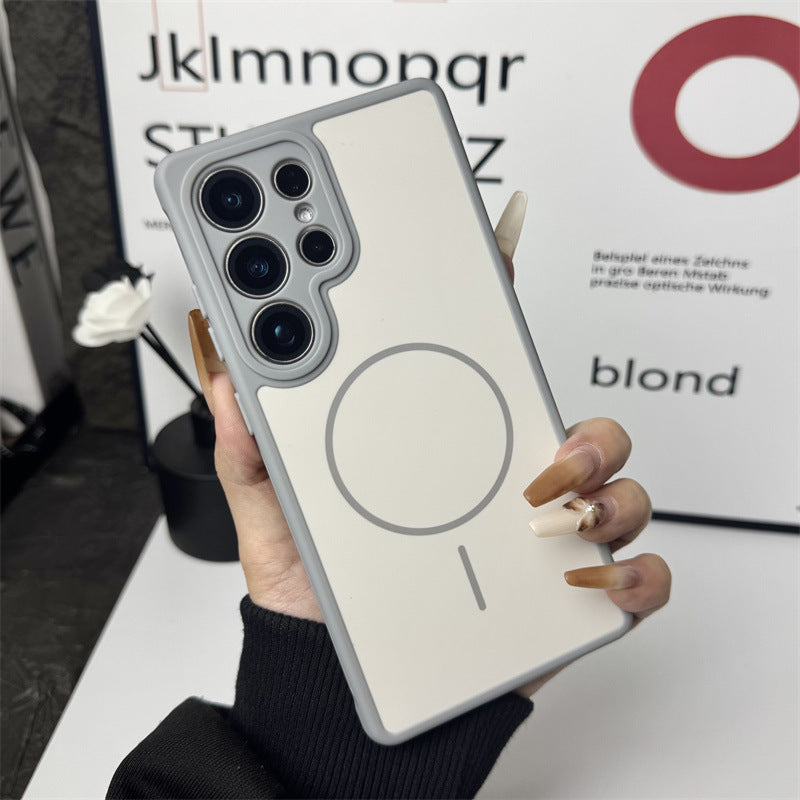 Full-coverage shockproof frosted magnetic case for Samsung