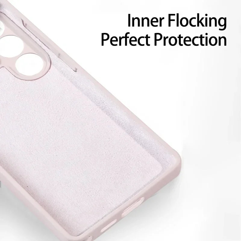 Official Liquid Silicone Magnetic Phone Case For Samsung