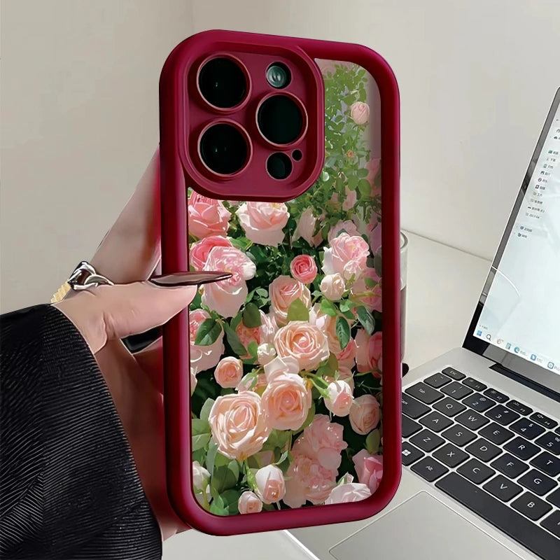 Rose Landscape Phone Cases for iPhone 16