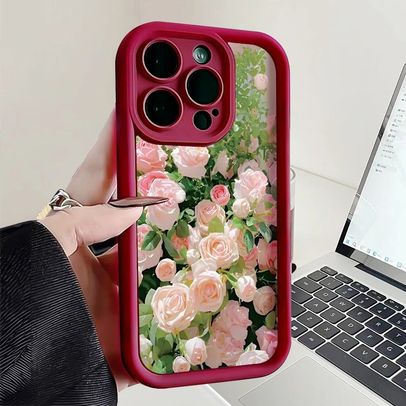 Rose Landscape Phone Cases for iPhone 16