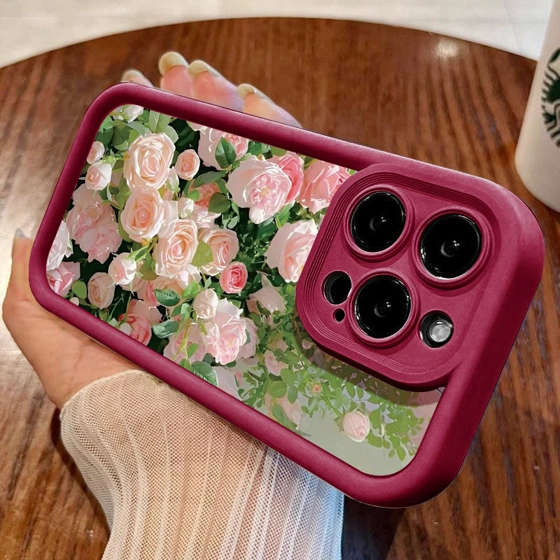 Rose Landscape Phone Cases for iPhone 16