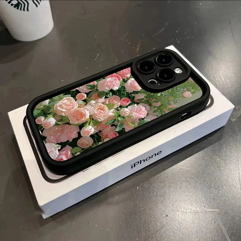 Rose Landscape Phone Cases for iPhone 16
