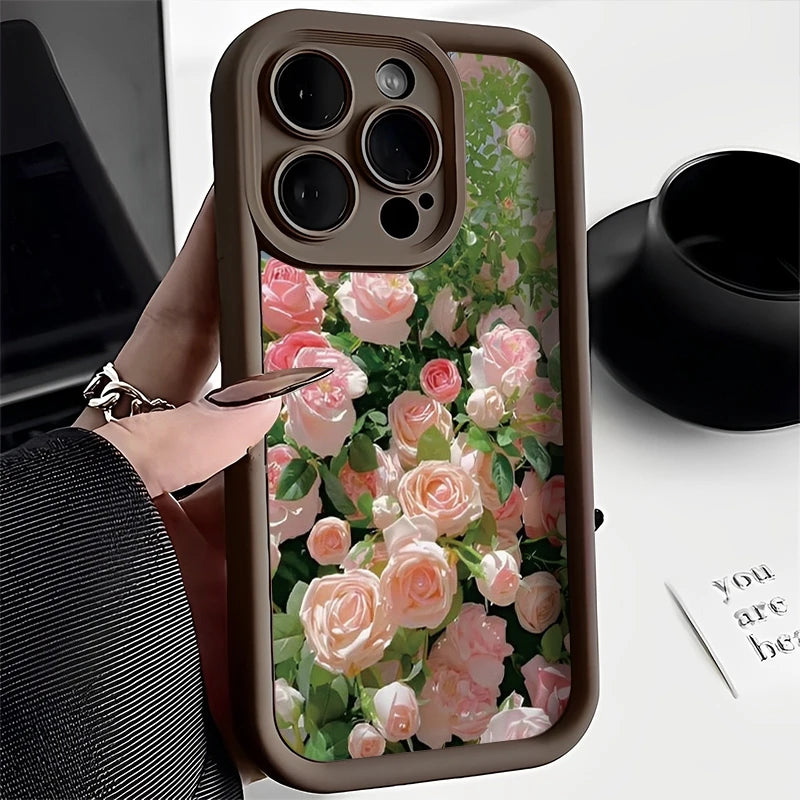 Rose Landscape Phone Cases for iPhone 16