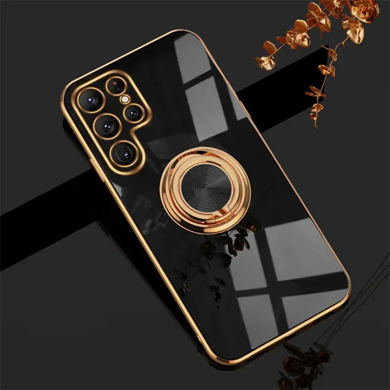 Luxury Tpu Ring Holder Phone Case For Samsung Galaxy