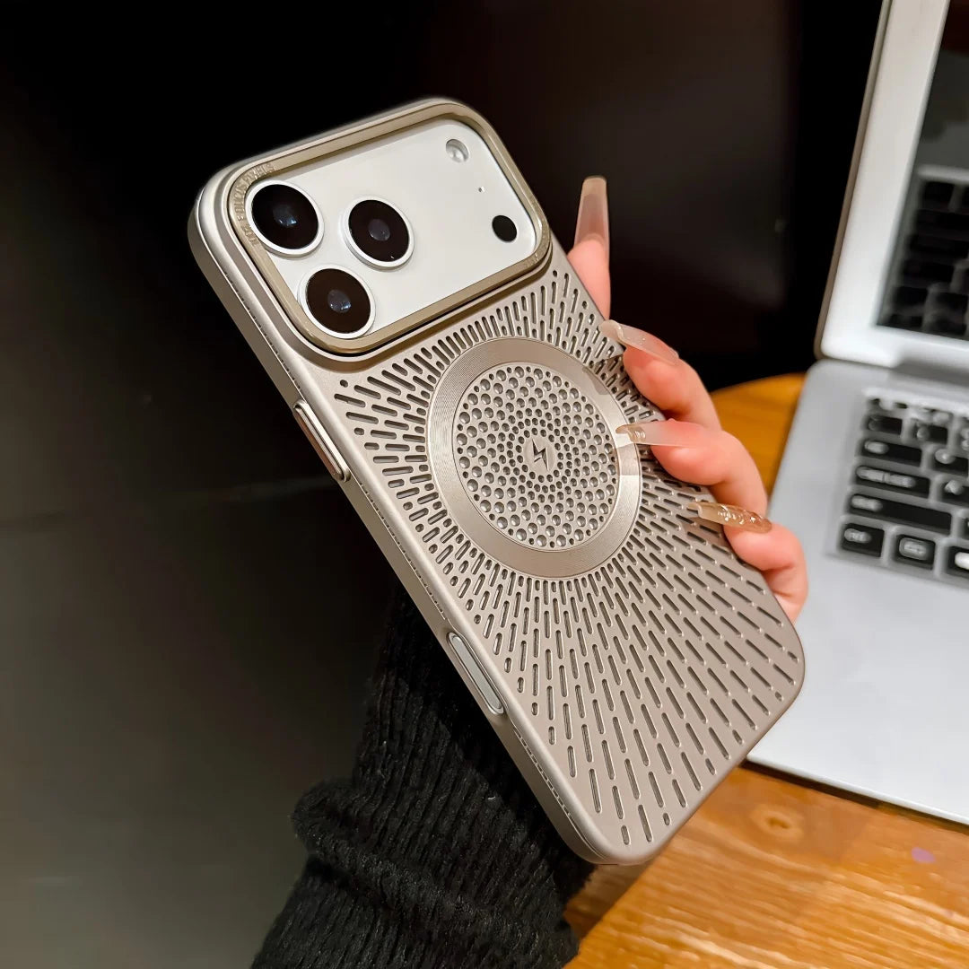 Magsafe Breathable Cooling Hard PC Phone Case for iPhone