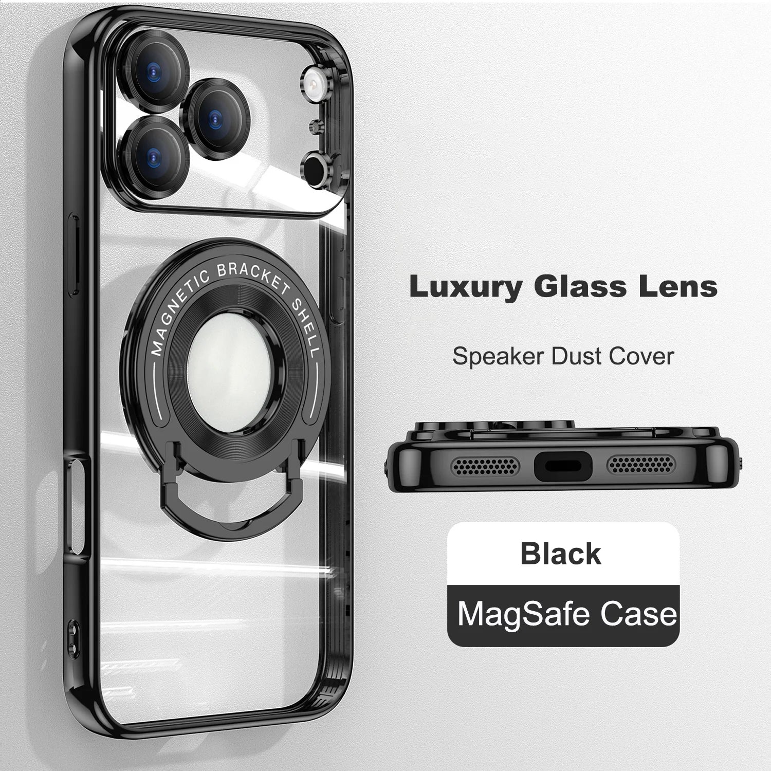 Retractable Folding Stand Magnetic Magsafe Case For iPhone