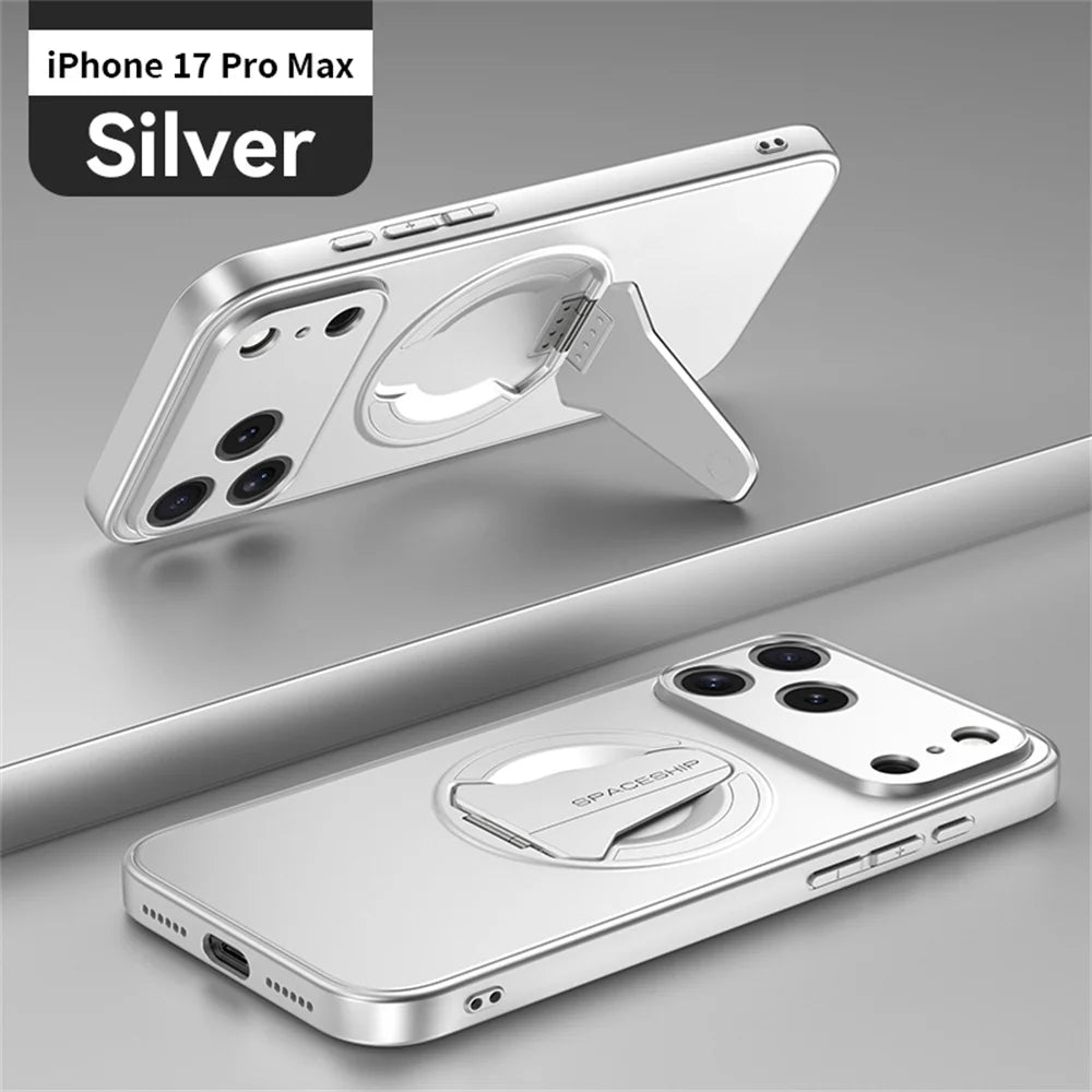 Newest Hidden Folding Stand Magnetic Phone Case For iPhone