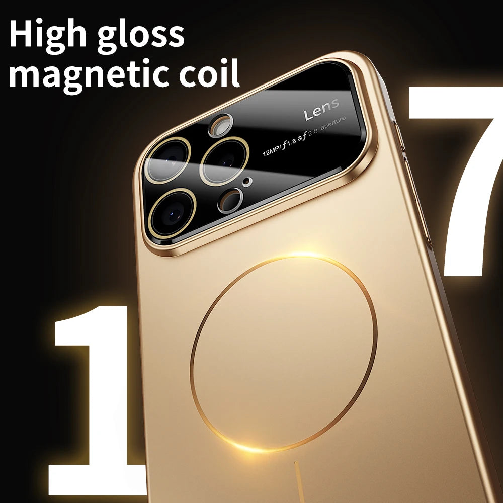 Luxury frosted window phone case suitable for iPhone