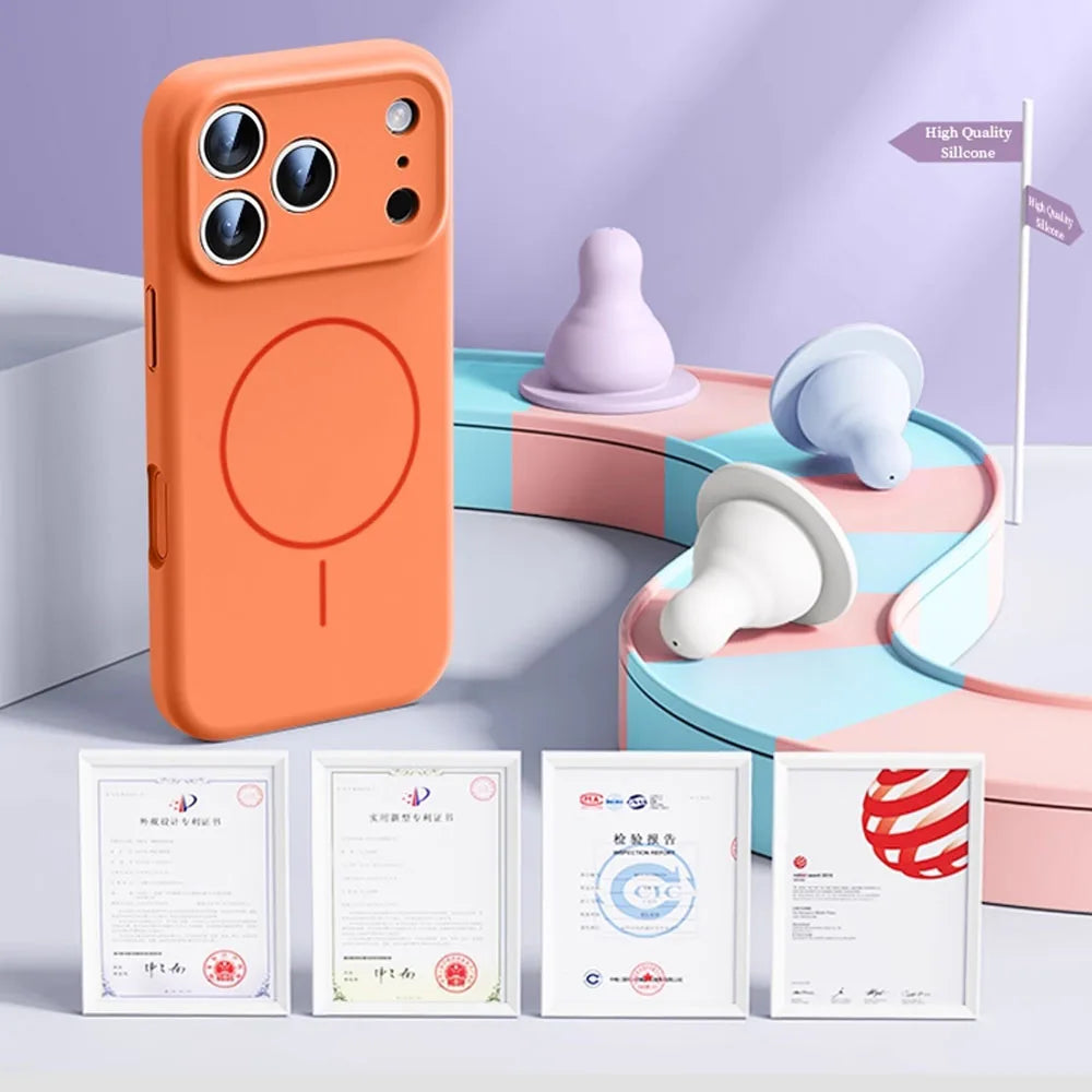 Liquid Silicone For Magsafe Phone Cases For iPhone