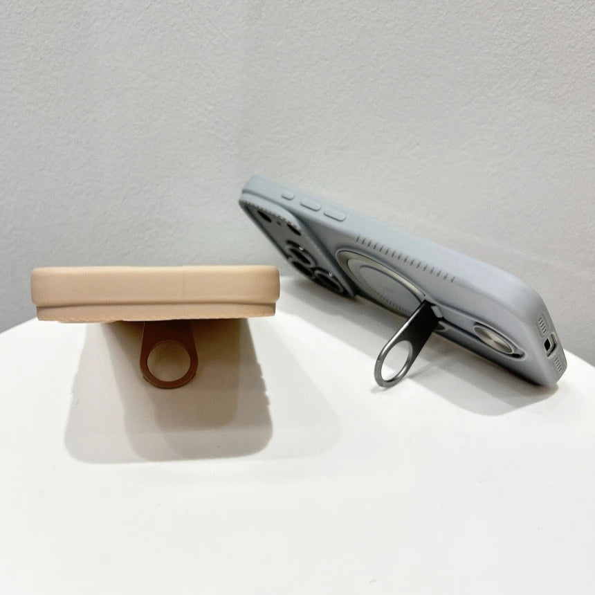 Full-Cover Magnetic Case with Stand Design For iPhone