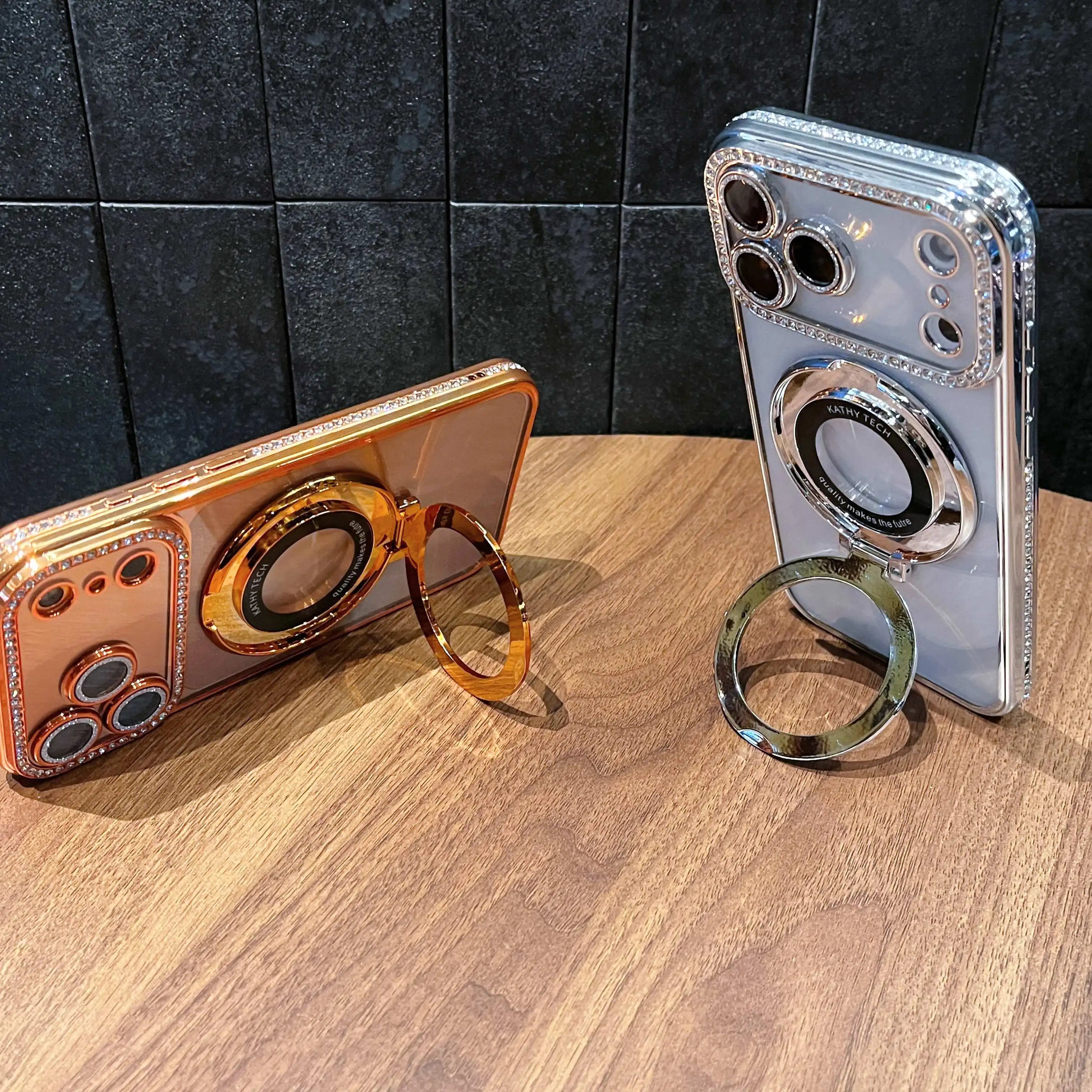 Luxury Glitter Diamond Magnetic Phone Case For iPhone