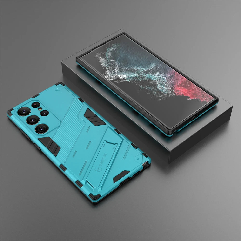 Armor Kickstand Magnetic Holder Case For Samsung