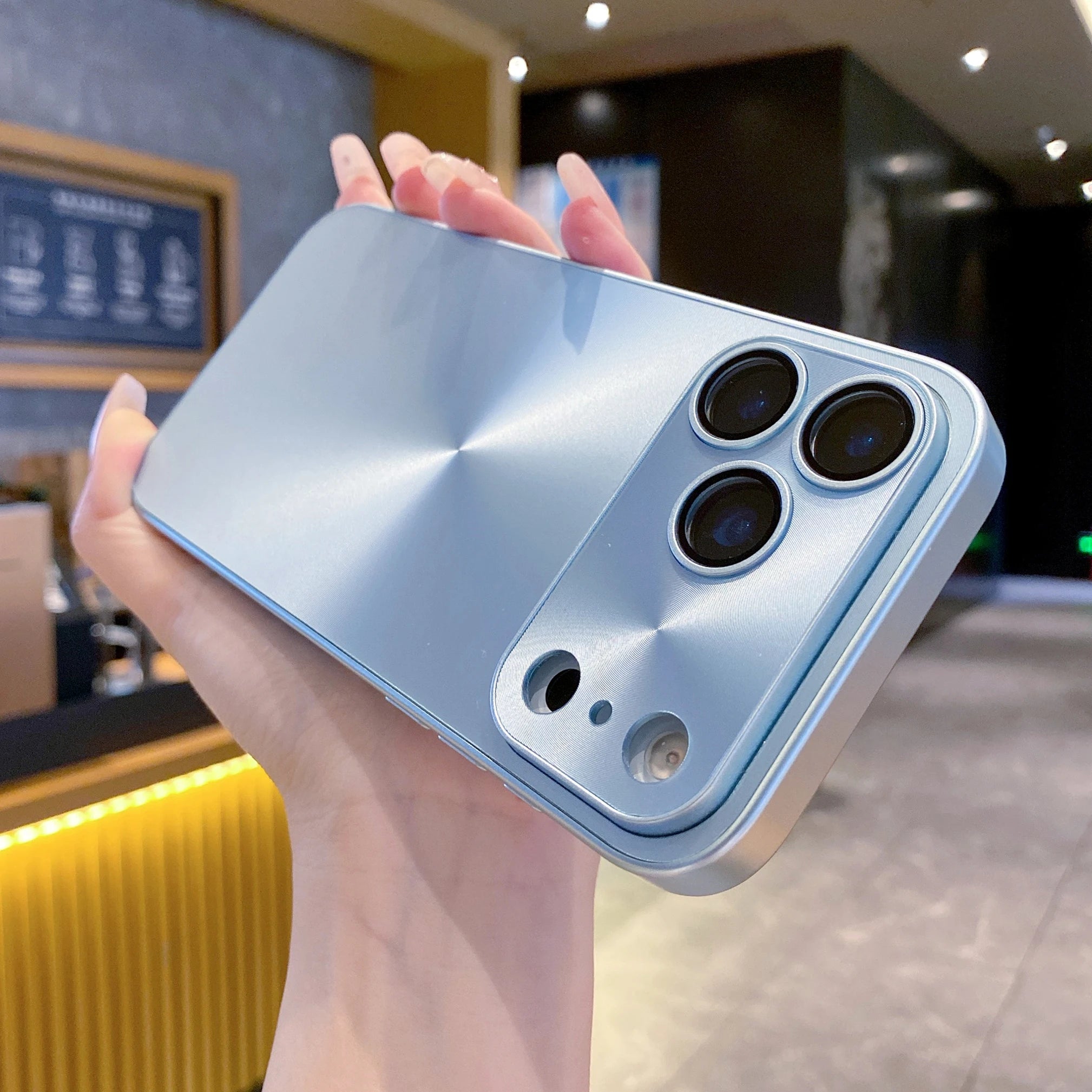 Laser CD Texture Matte Case For iPhone