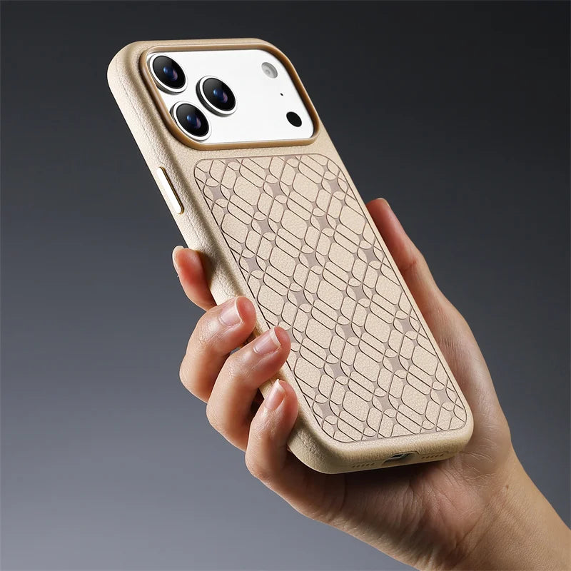 High Quality Lychee Texture Business Leather Case For IPhone