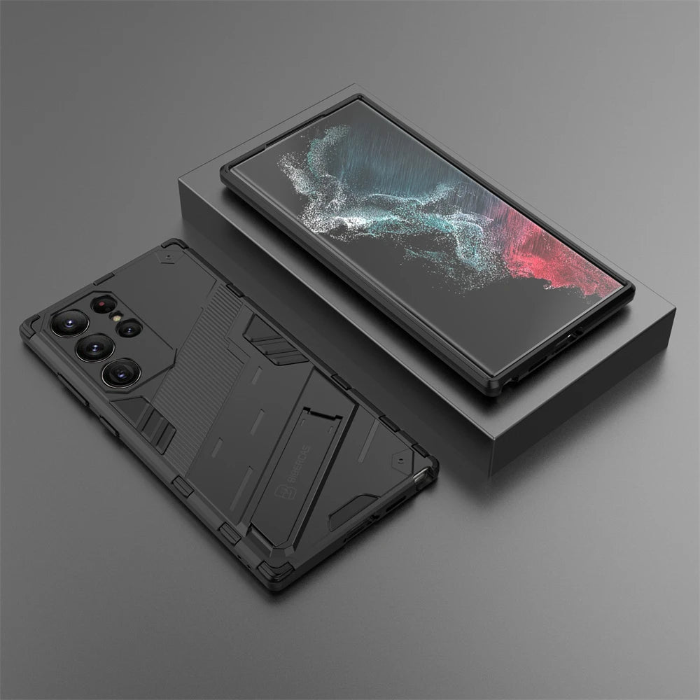 Armor Kickstand Magnetic Holder Case For Samsung