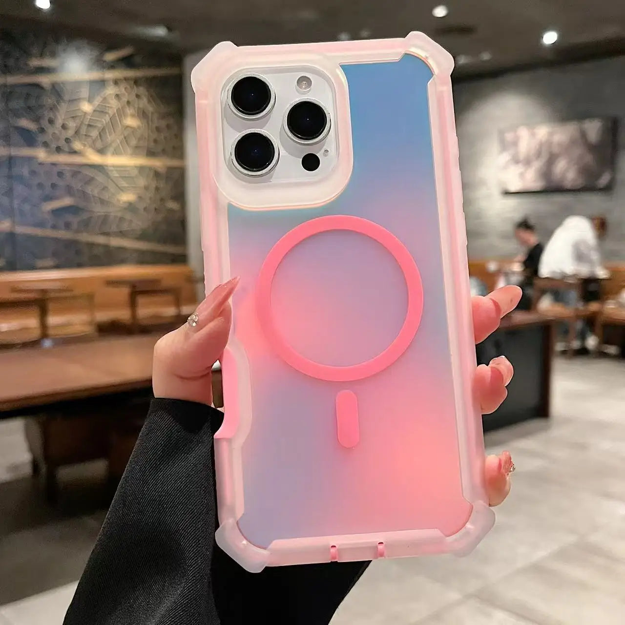 Luxury color changing, sturdy and drop resistant phone case for iPhone