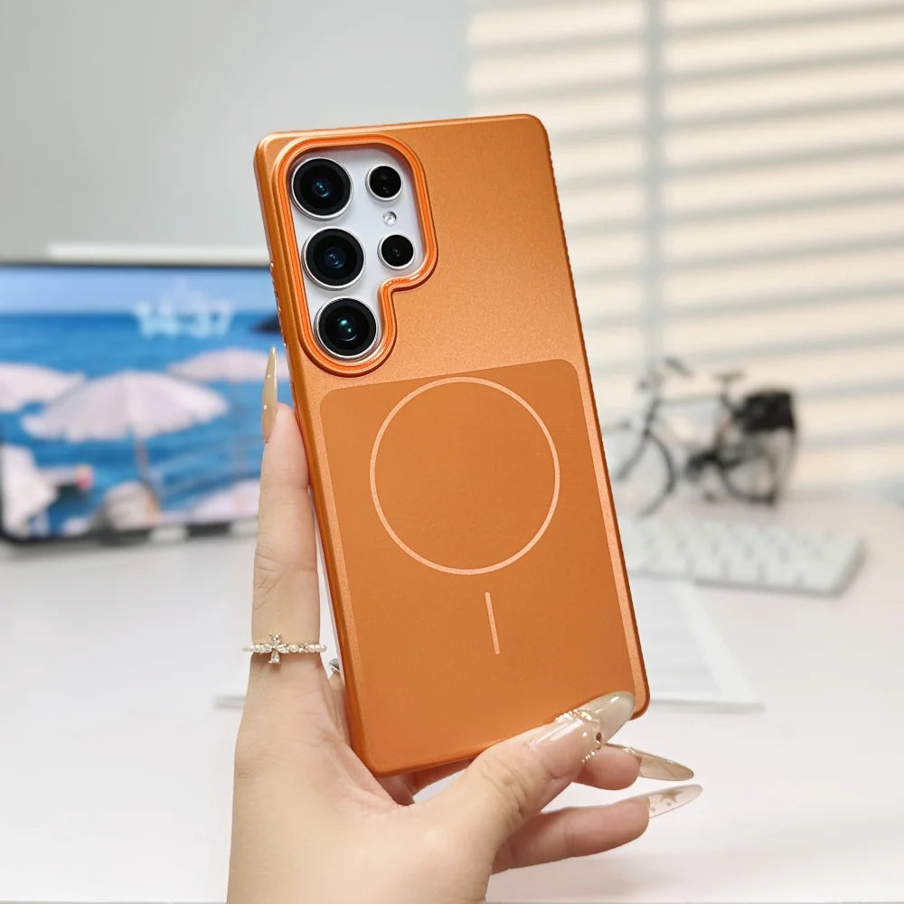 Ultra-Thin Matte Magnetic Case for Samsung Galaxy