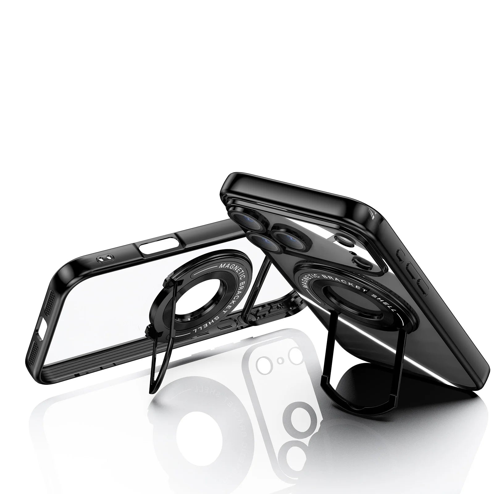 Retractable Folding Stand Magnetic Magsafe Case For iPhone