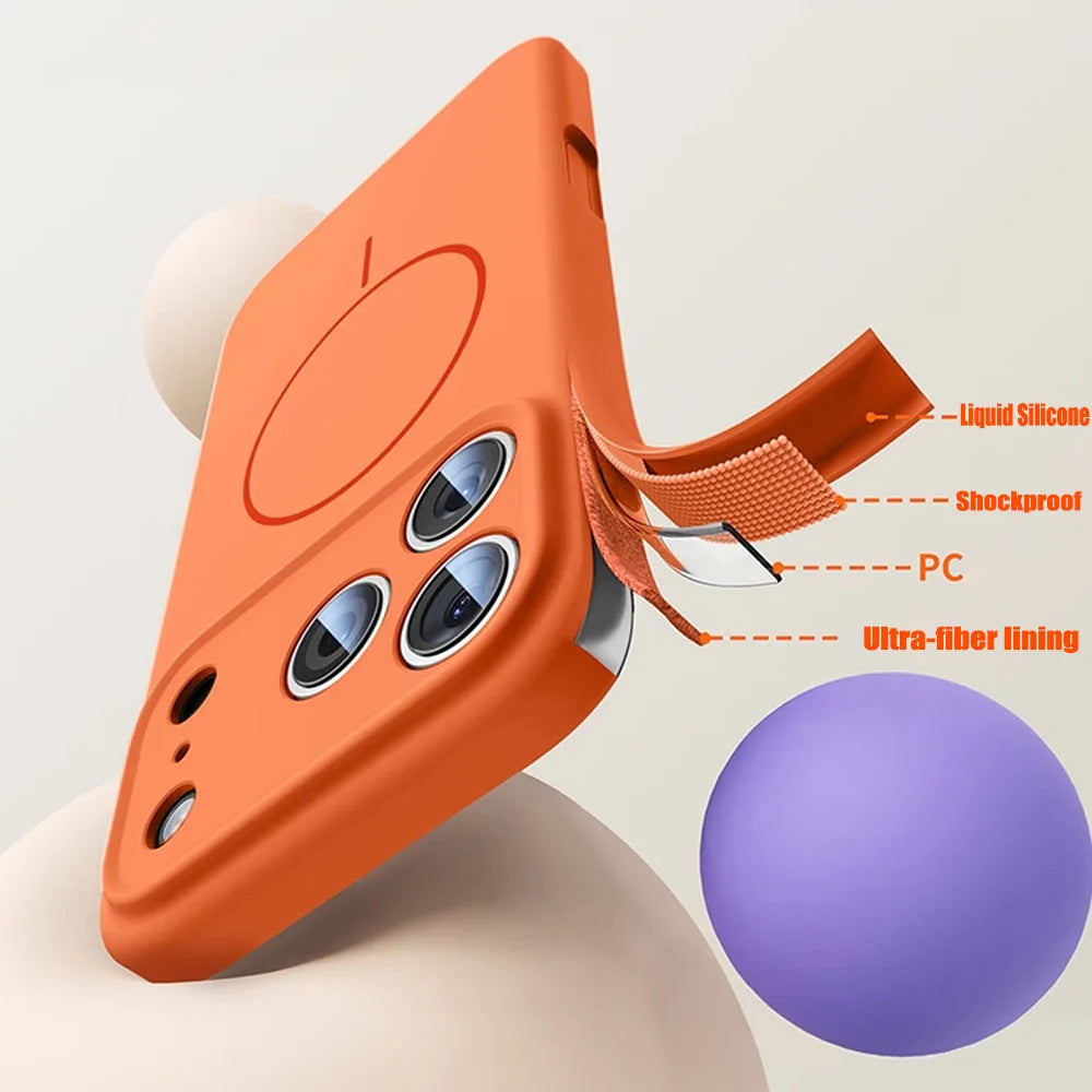 Liquid Silicone For Magsafe Phone Cases For iPhone
