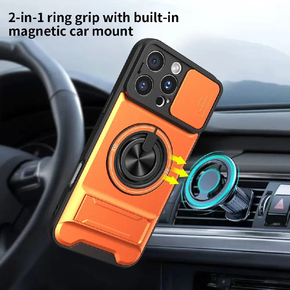 Armor Rugged Shockproof Magnetic Case for iPhone