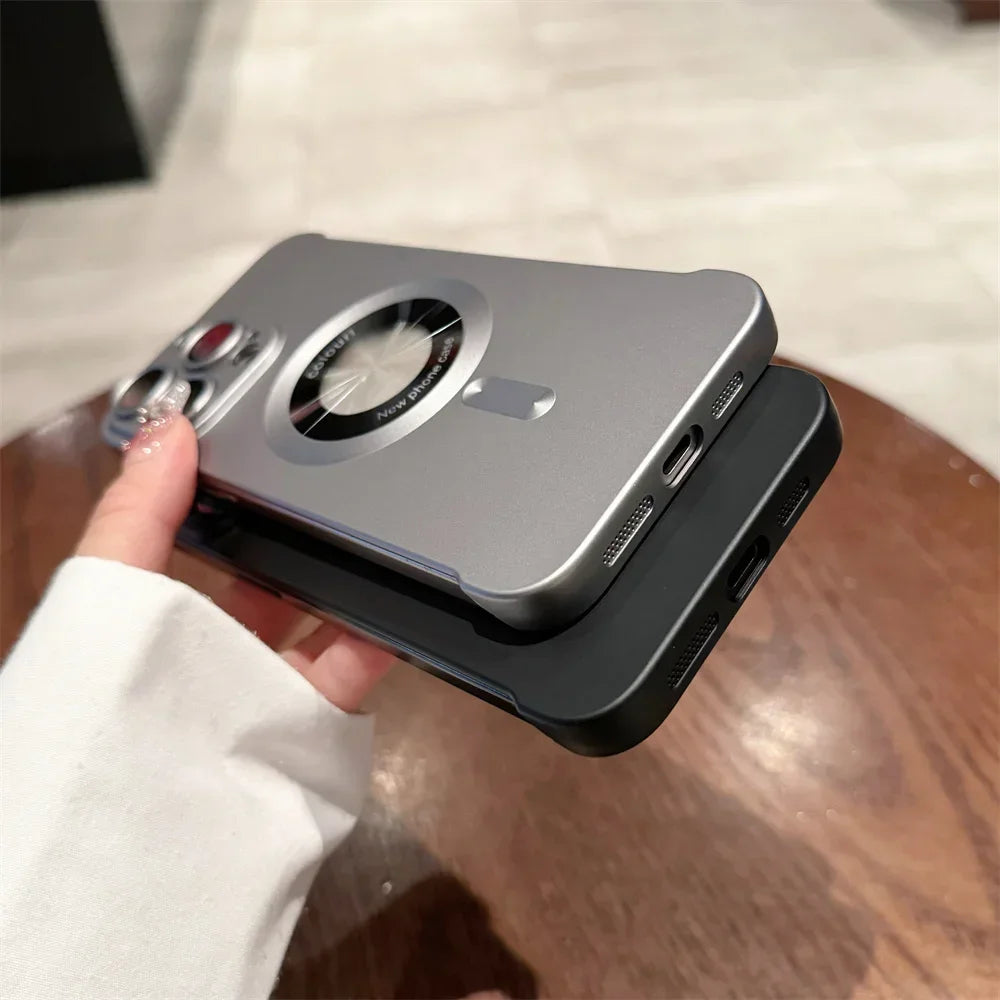 Electroplated matte ultra-thin hard phone case for iPhone