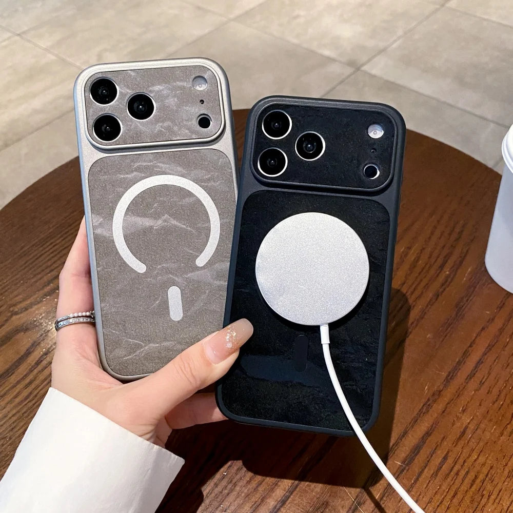 Instant Transformation Magnetic Leather Case for iPhone