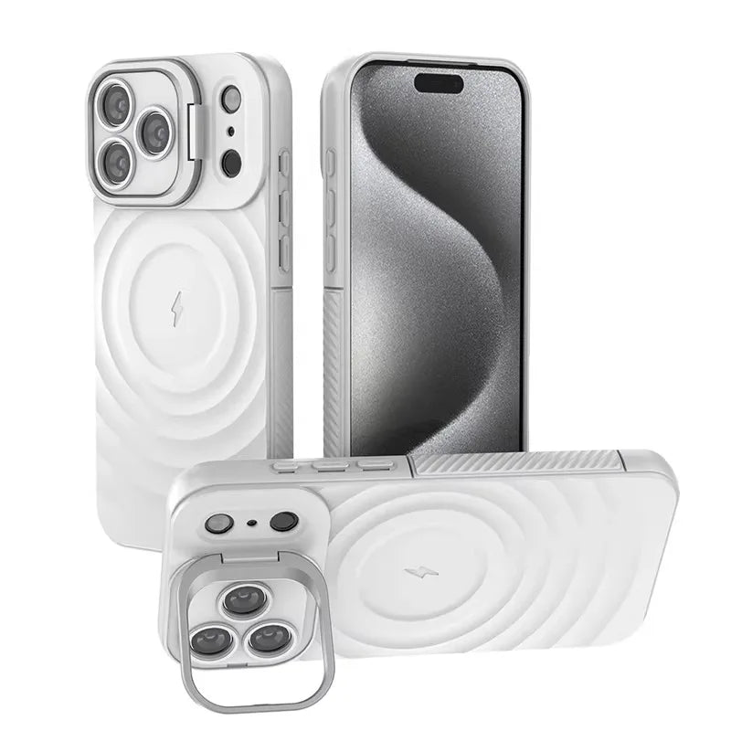 Fold Lens Stand Ripple For Magsafe Case for iPhone