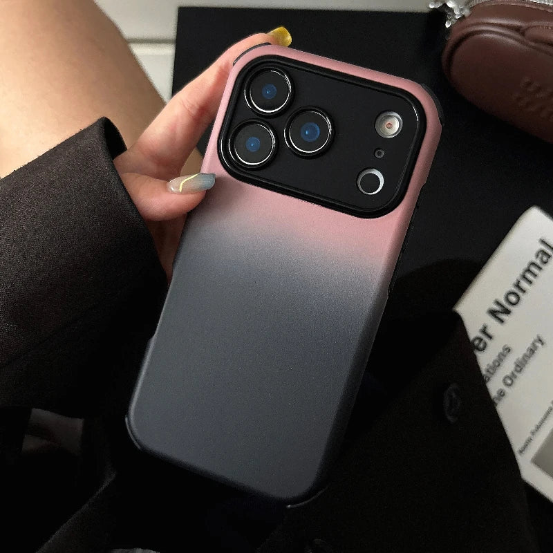 Luxury Gradient 2-in-1 Shockproof Phone Case For iPhone