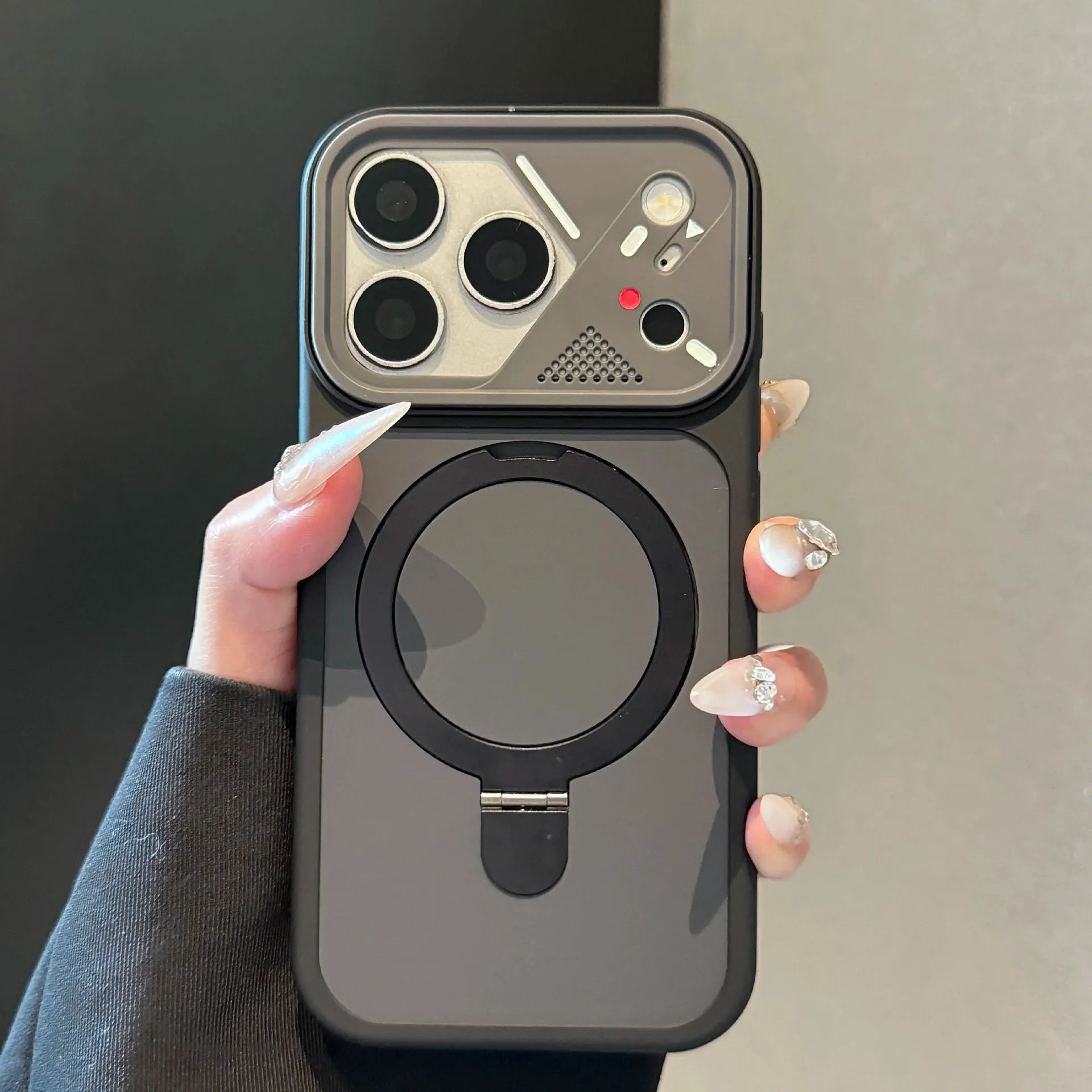 Creative Matte Camera-Frame MagSafe Case for iPhone