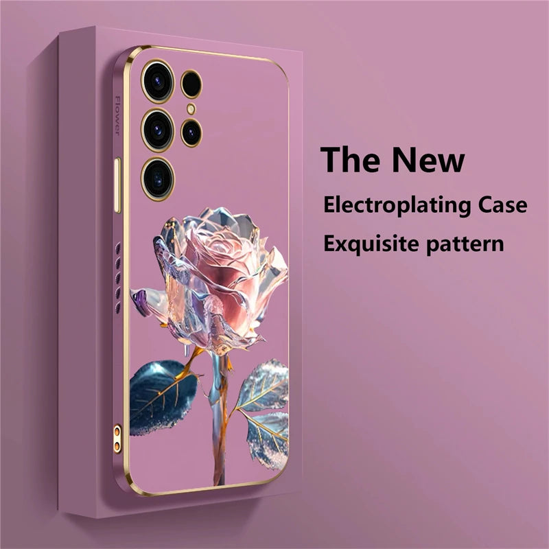 Rose Flower Plants Case For Samsung