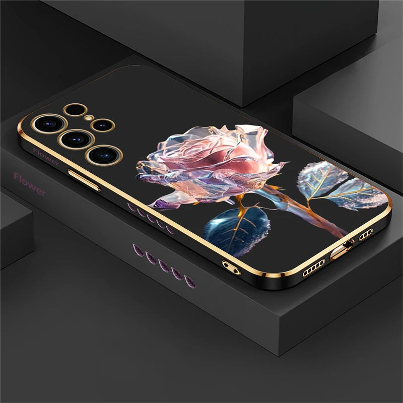 Rose Flower Plants Case For Samsung