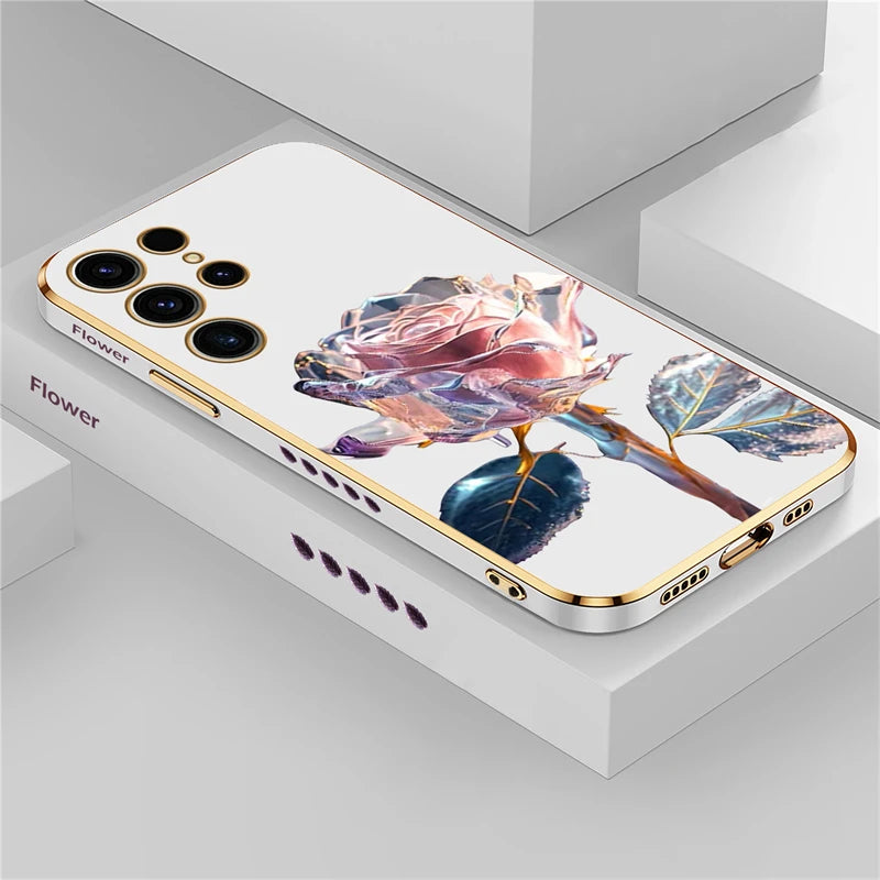 Rose Flower Plants Case For Samsung