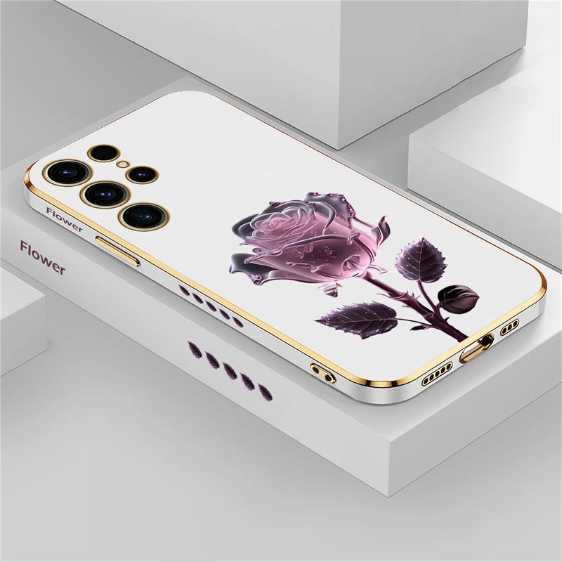 Rose Flower Plants Case For Samsung