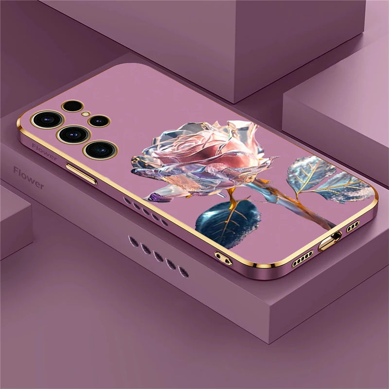 Rose Flower Plants Case For Samsung