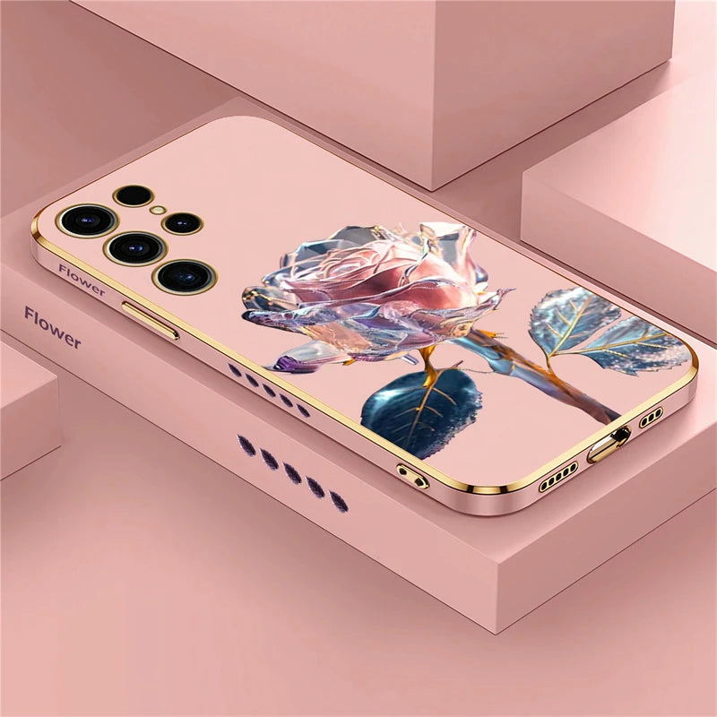 Rose Flower Plants Case For Samsung