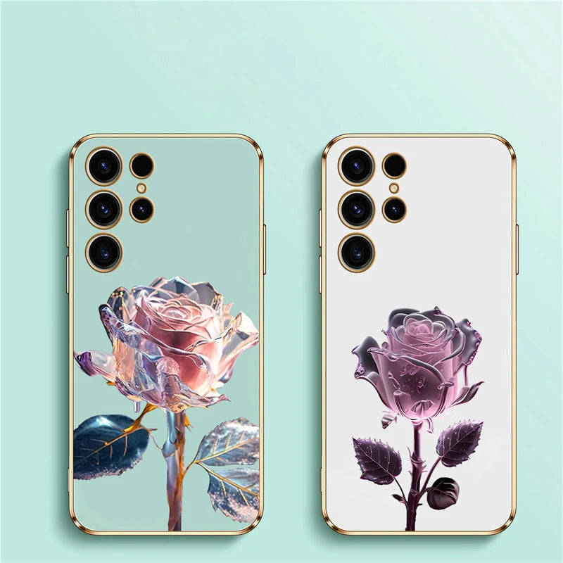 Rose Flower Plants Case For Samsung