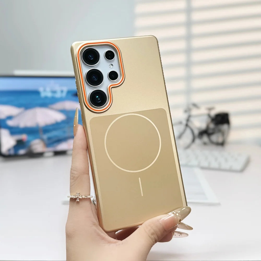 Ultra-Thin Matte Magnetic Case for Samsung Galaxy