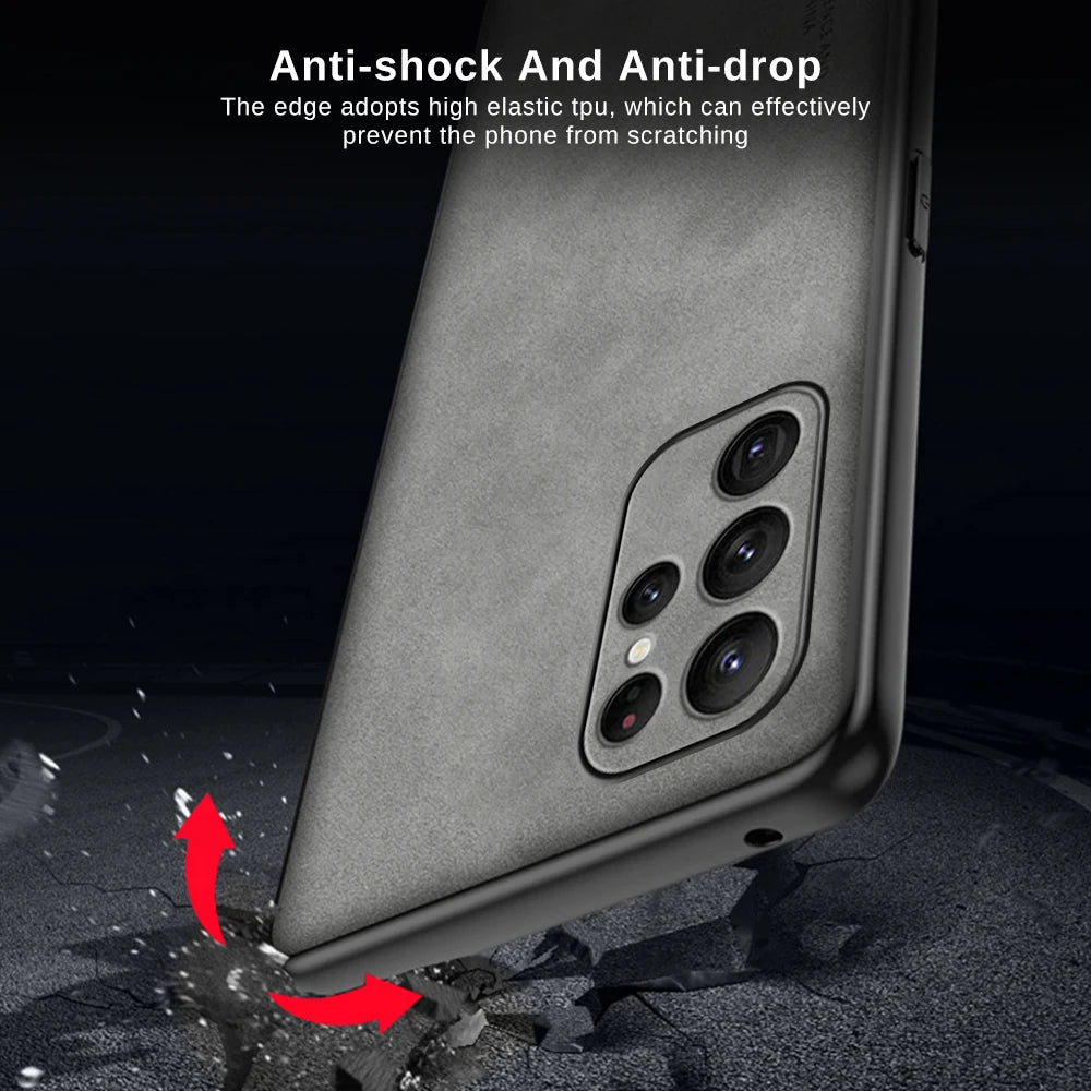 Leather Soft Case For Samsung