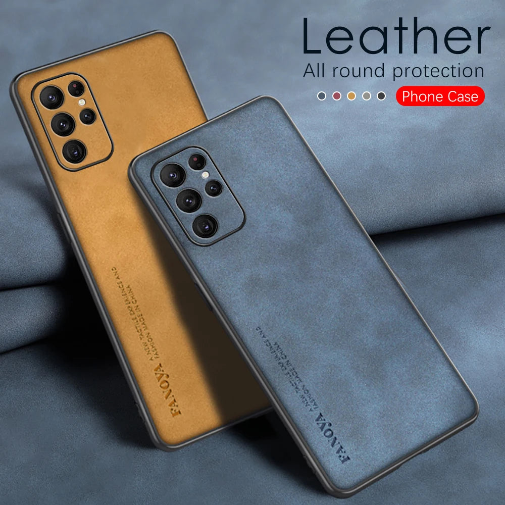 Leather Soft Case For Samsung