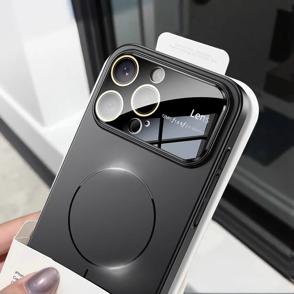 Luxury frosted window phone case suitable for iPhone