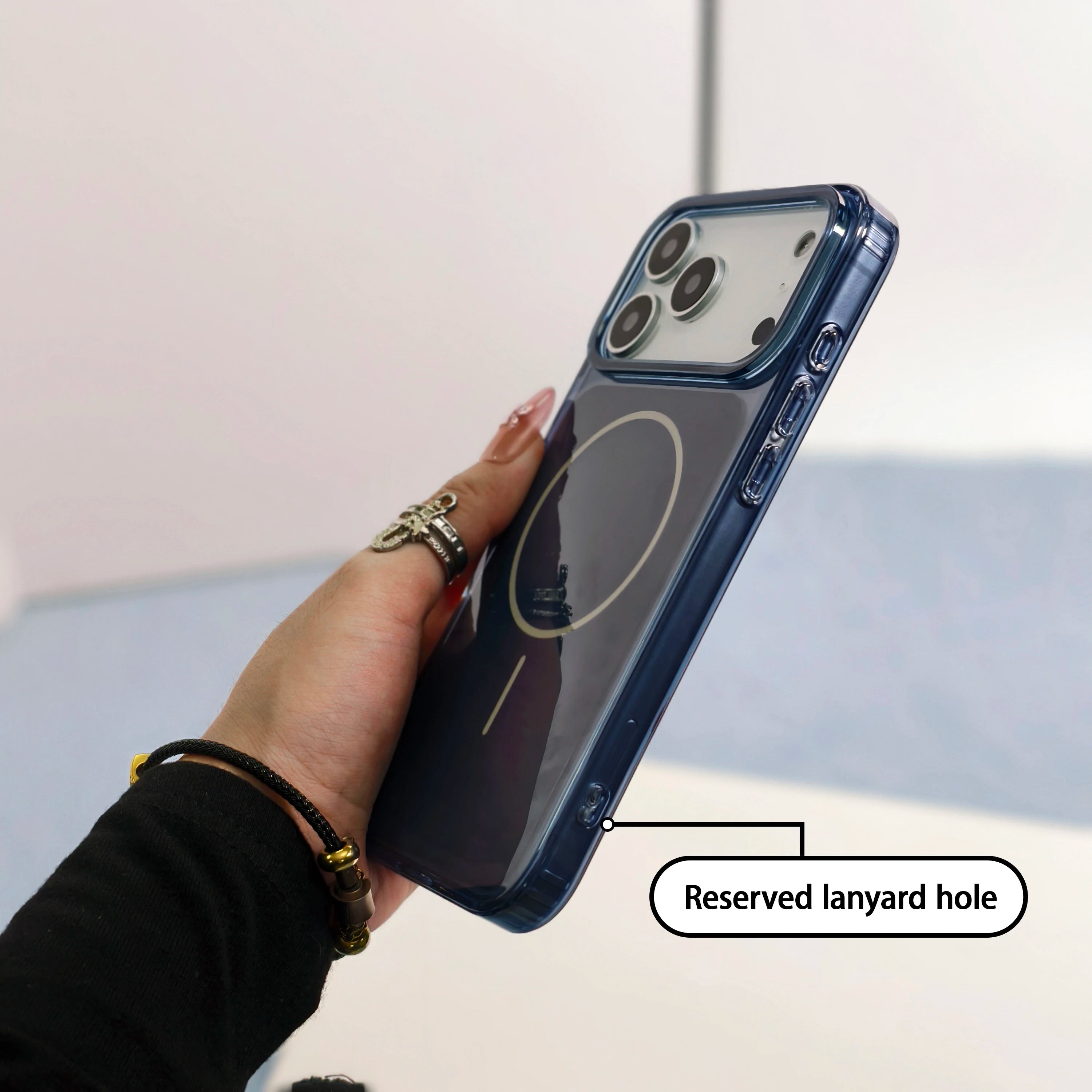Latest popular acrylic shockproof hard case for iPhone