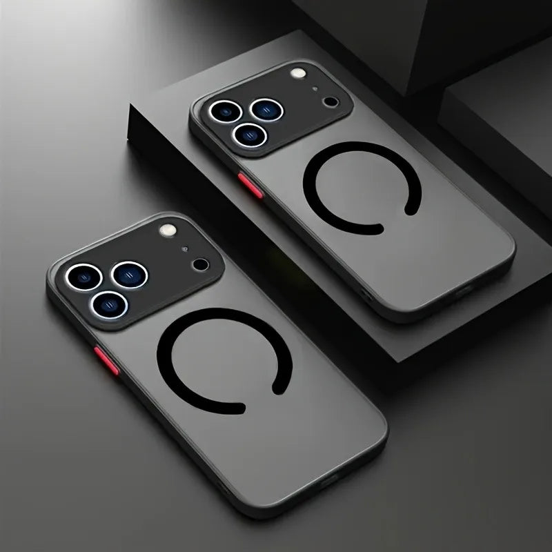 Translucent Magnetic Armor Phone For Magsafe Case For iPhone