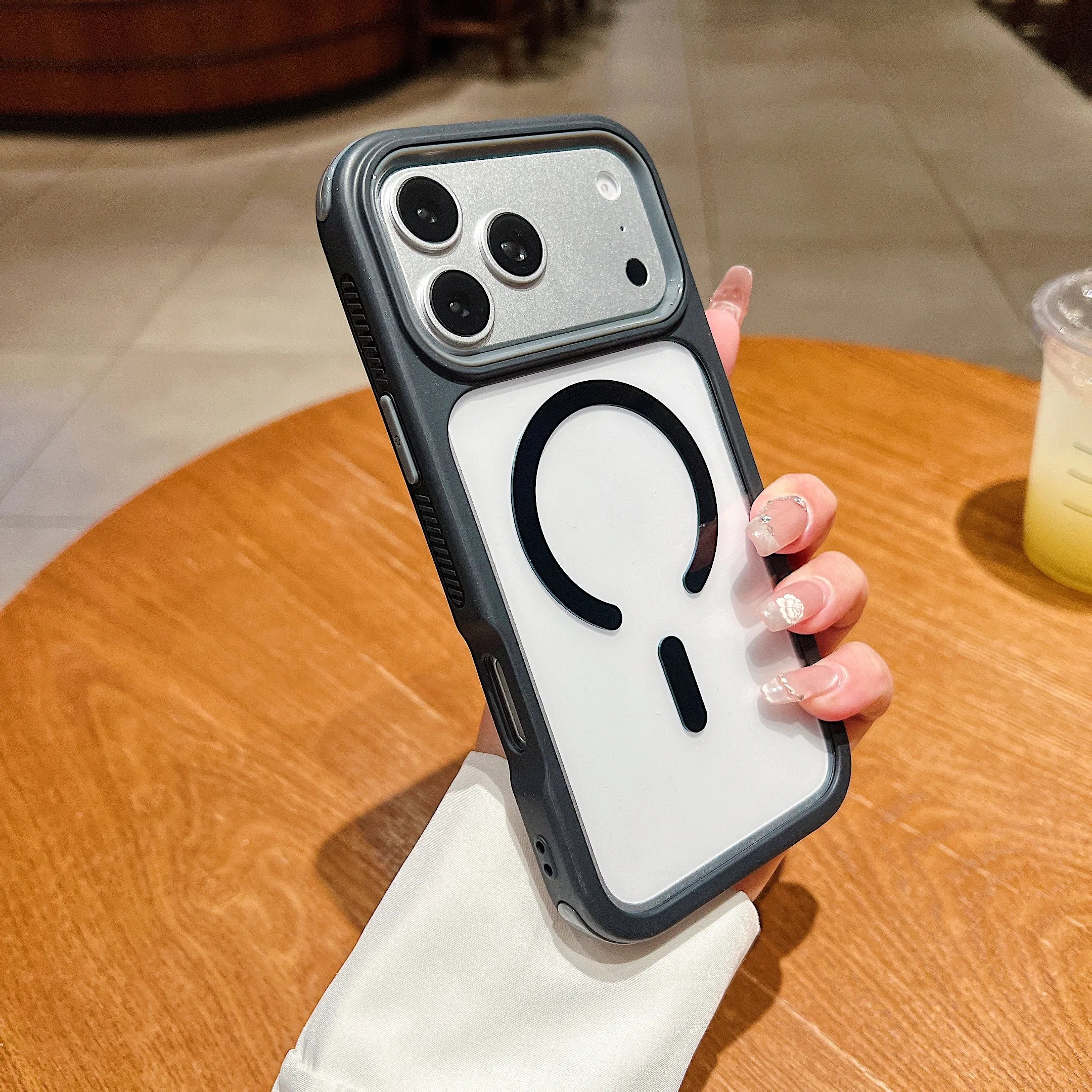 Luxury armor  Shockproof Magnetic Case for iPhone